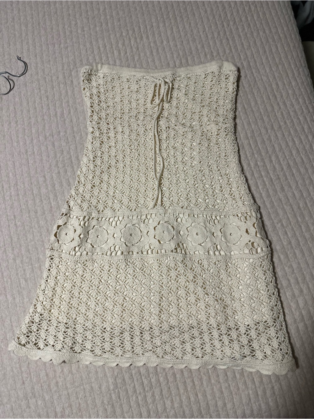 wild fable Cream Knit-Trim Sweater